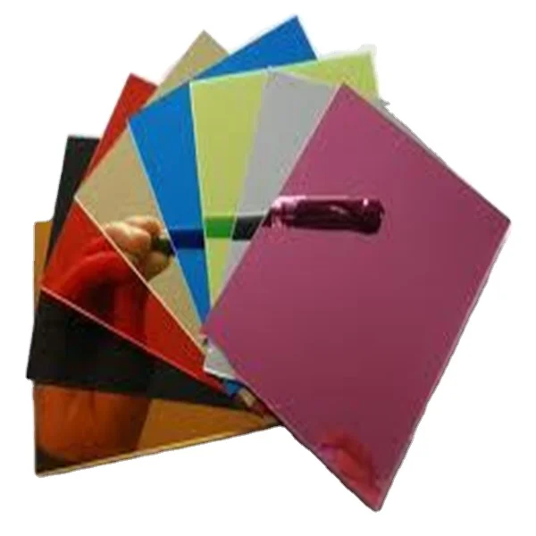 100% virgin material rose gold mirror 3 mm custom cast acrylic plastic sheet