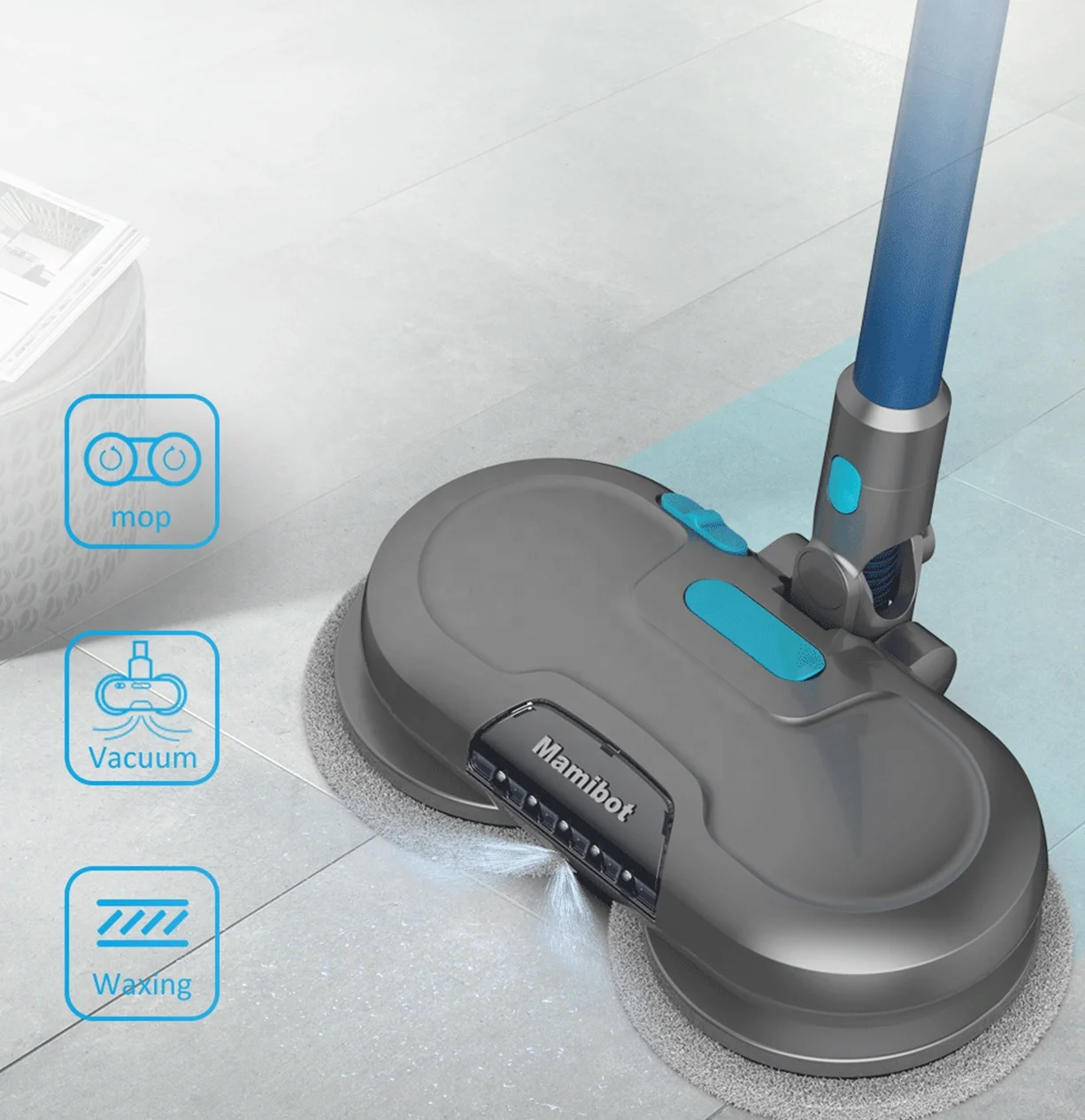 4in1 Electric Mop Factory High Quality Spin Mop Smart Home Appliance Cordless Floor Cleaner Multifunctional Mop