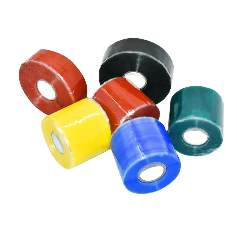 High quality and best price amalgamating black plumbers self fusing silicone rubber tape