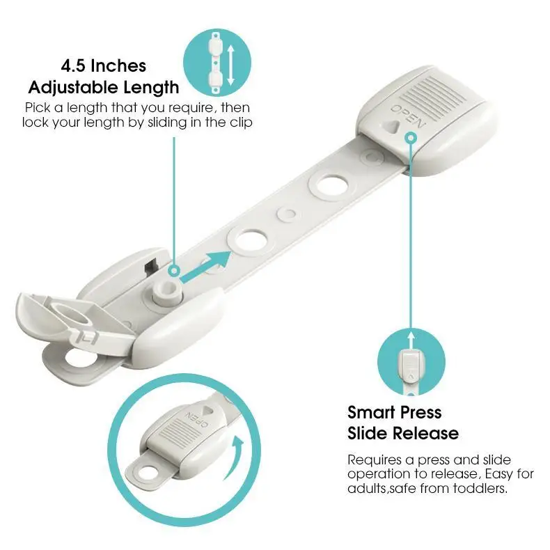 Security Protection Locks Home Baby Safety Multifunction Drawer Lock Child Protect Toilet Refrigerator Lock Door Buckle