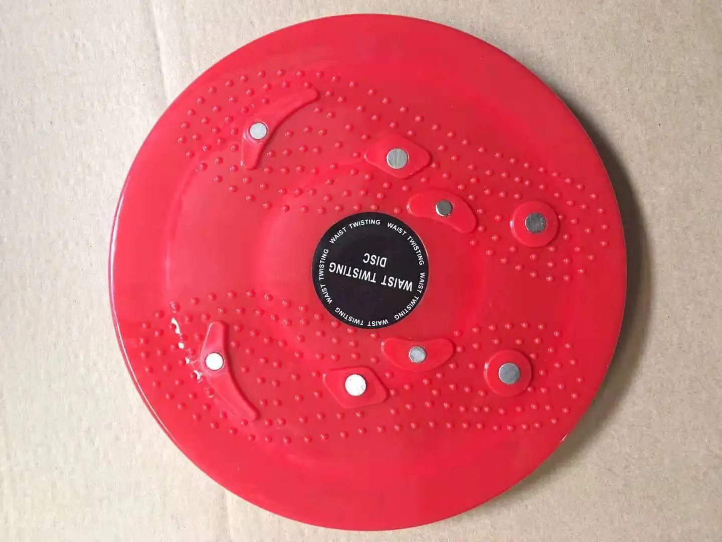 hot sale waist twisting disc blue and yellow pp waist twist foot disc home training 360 rotation twisting disc for women men