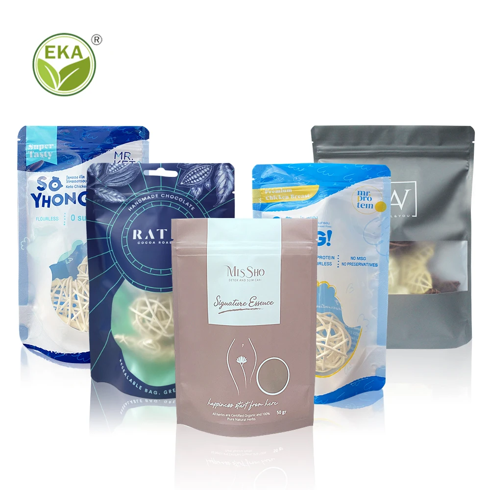 customized mylar bags food packaging bag snack stand up pouch nuts dried fruits zip lock plastic bag