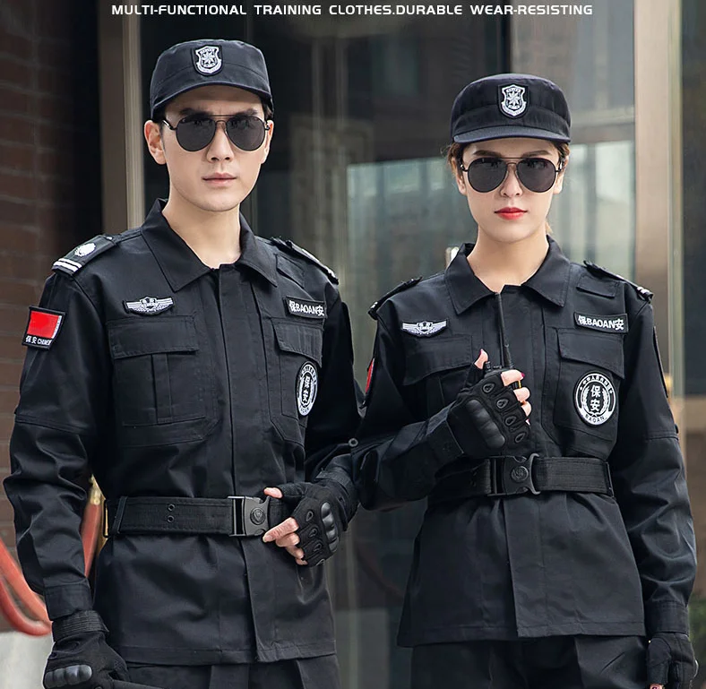 High quality long sleeve short sleeve custom security officer guard uniform security guard uniforms for sale