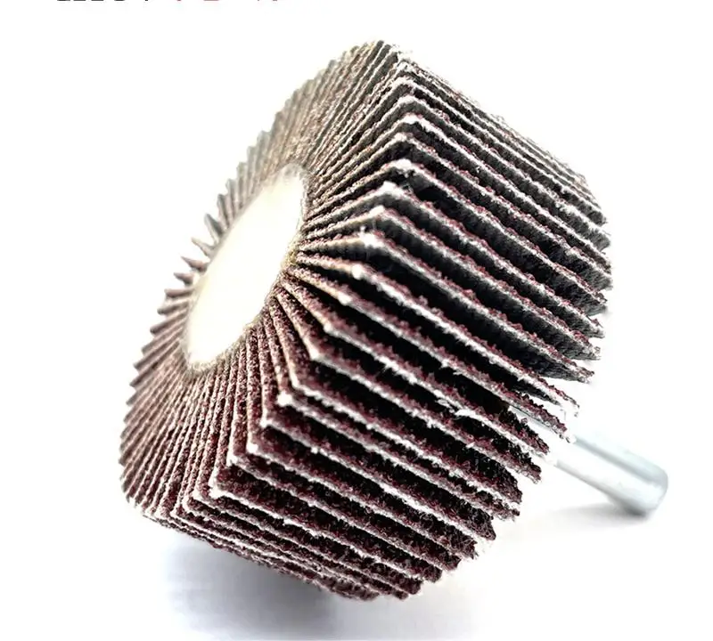 3m Industry Manufacturer Abrasive Flap Wheel with Shaft  Flap Disc Wheel for Stainless Steel