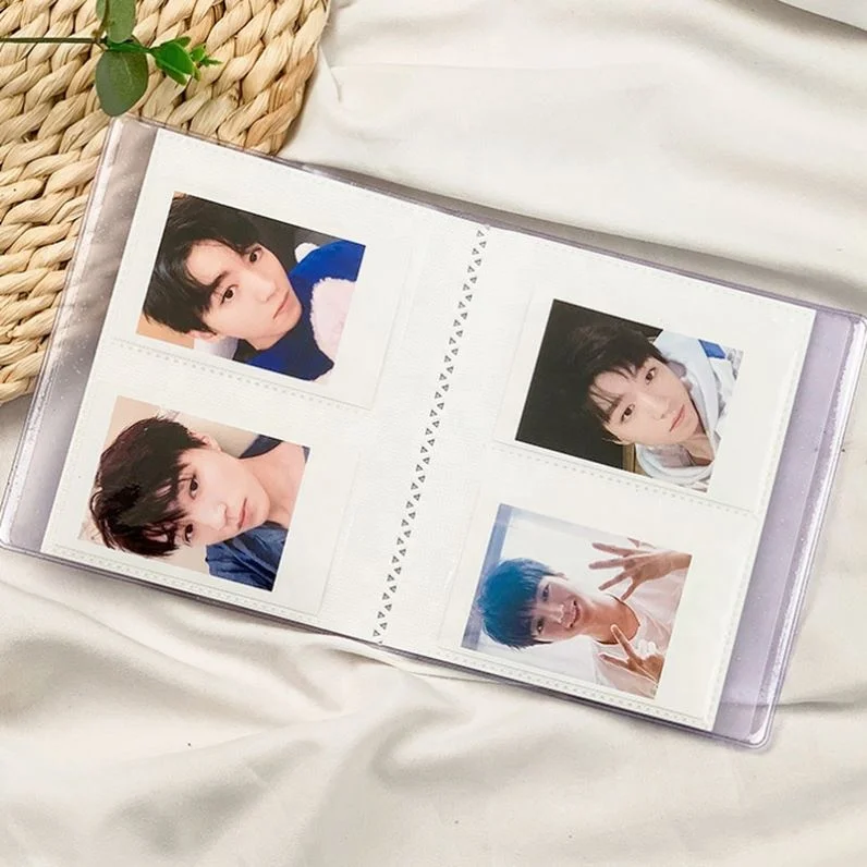 80 Pockets Photo Album 3 Inch Transparent Photocard Holder For Instax Mini Album Storage Collect Book Name Card Album De Fotos
