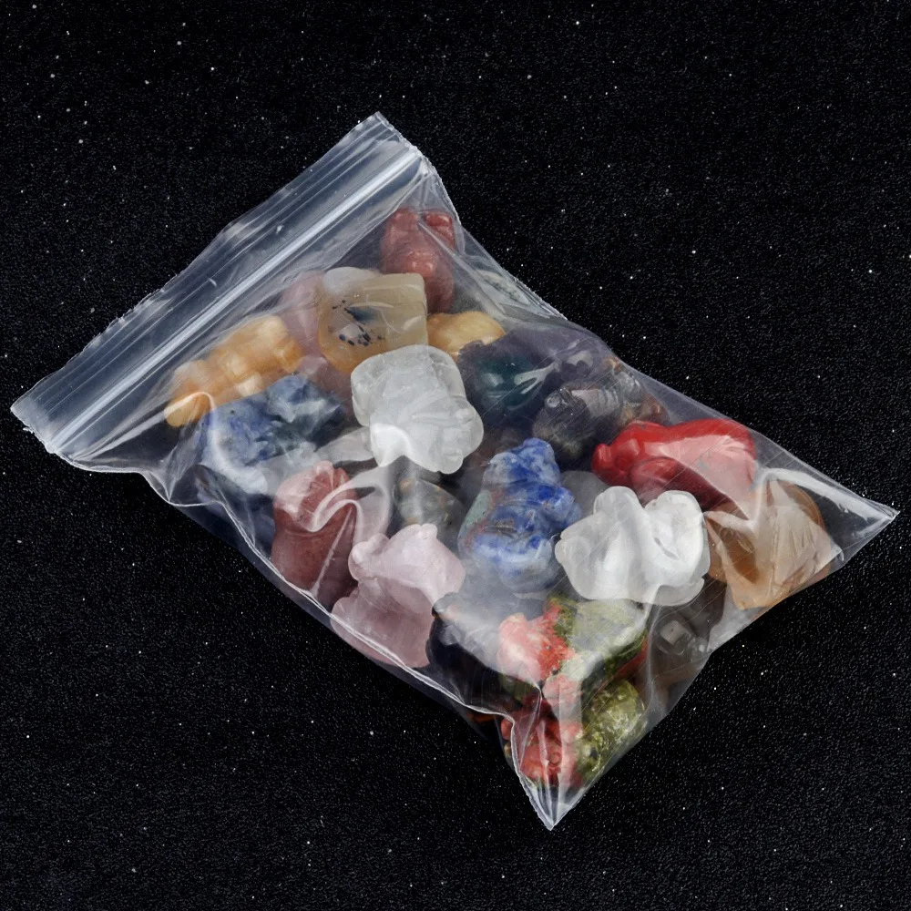 Wholesale Carving Polished 1 Inch Natural Reiki Healing Carved Gemstone Stone Crystal Pig for Home Decoration