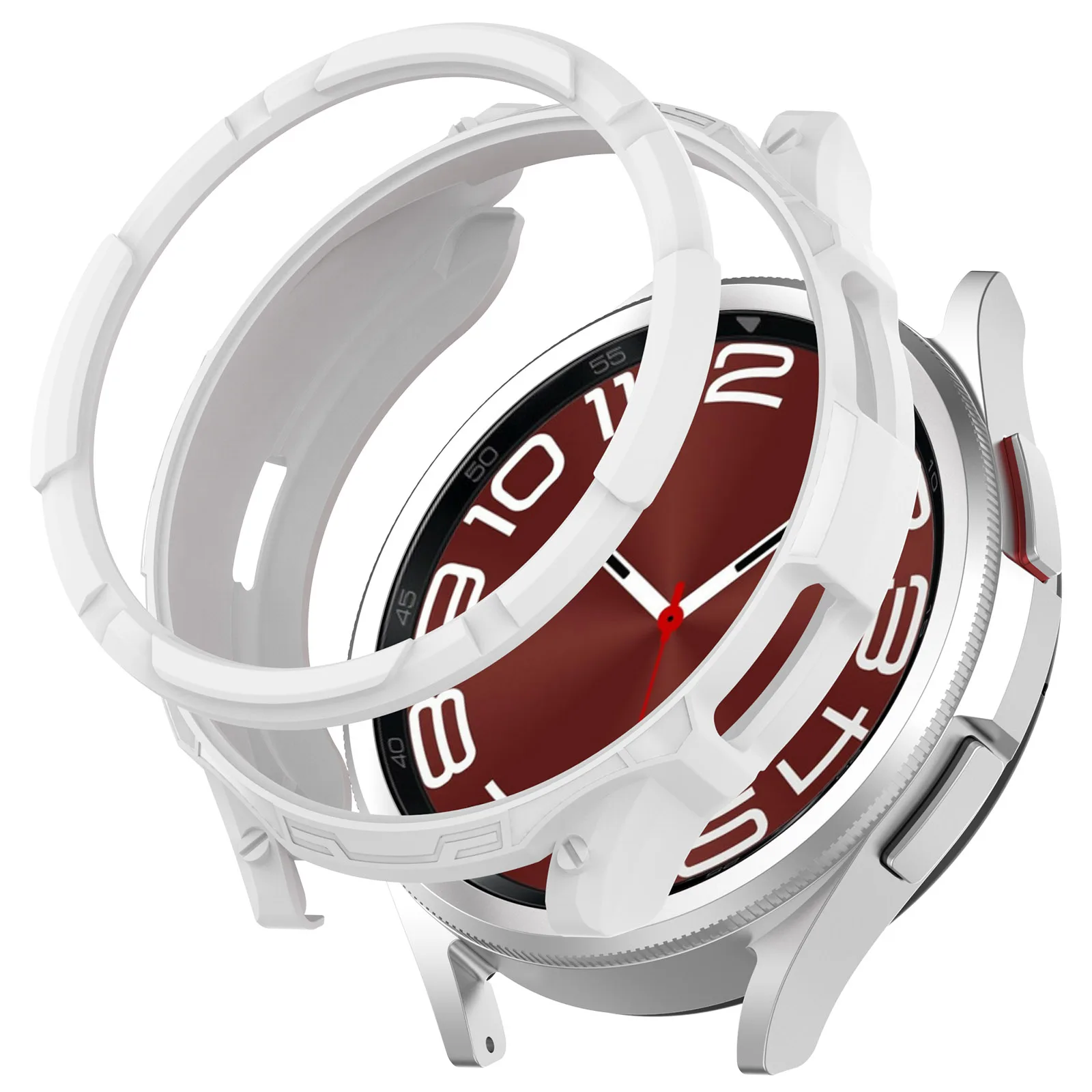 Tschick For samsung galaxy watch 6 classic armor case + bezel loop Bumper for galaxy watch6 classic 47mm 43mm