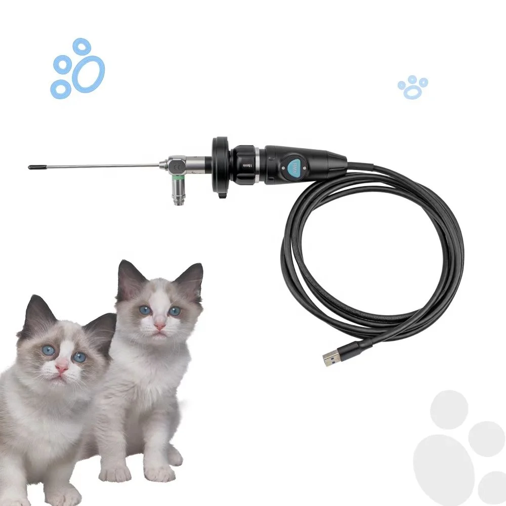 Medical Portable HD Veterinary Endoscope Camera with Windows OSD Menu for Animals Pet Surgical Instruments