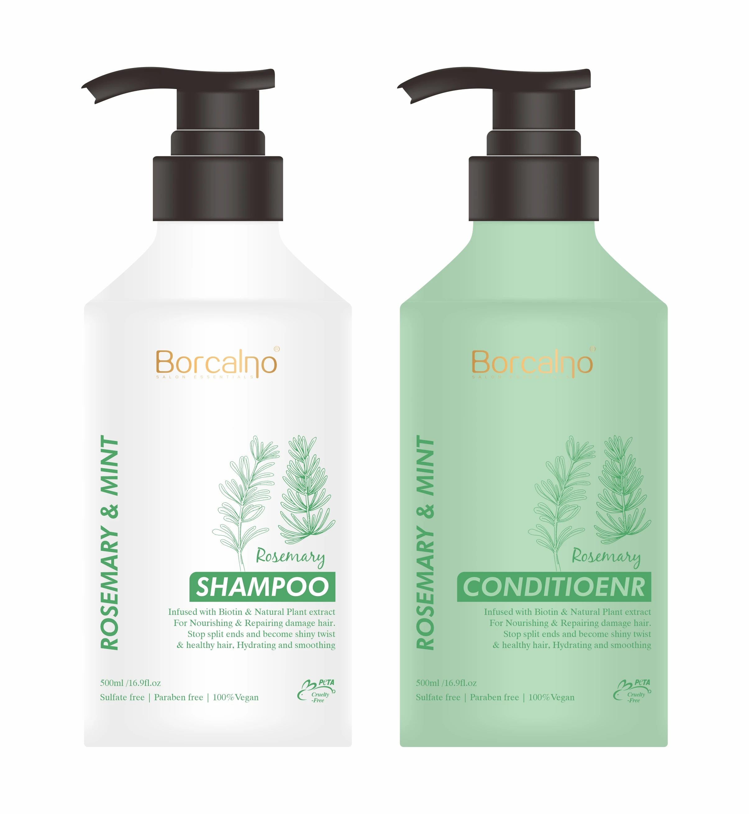 Rosemary Mint Shampoo Essential Oil Wholesales 100% Pure Plants Extracts Oil Herb Repair Damage Deep Moisturizing