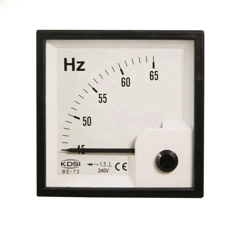 Прямые продажи с завода высококачественный аналоговый панельный измеритель частоты BE-72 45-65 Гц 240