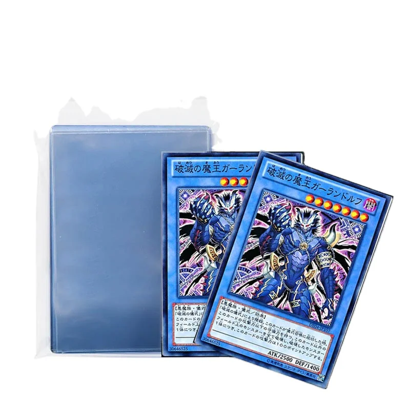 hologram card  50 pcs  Premium YUGIOH Matte Clear Custom Outer Sleeves, Triple sleeving card sleeves