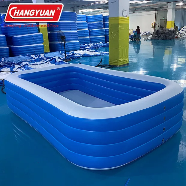 Factory direct sales installation free foldable thickened durable water entertainment inflatable swimming pool