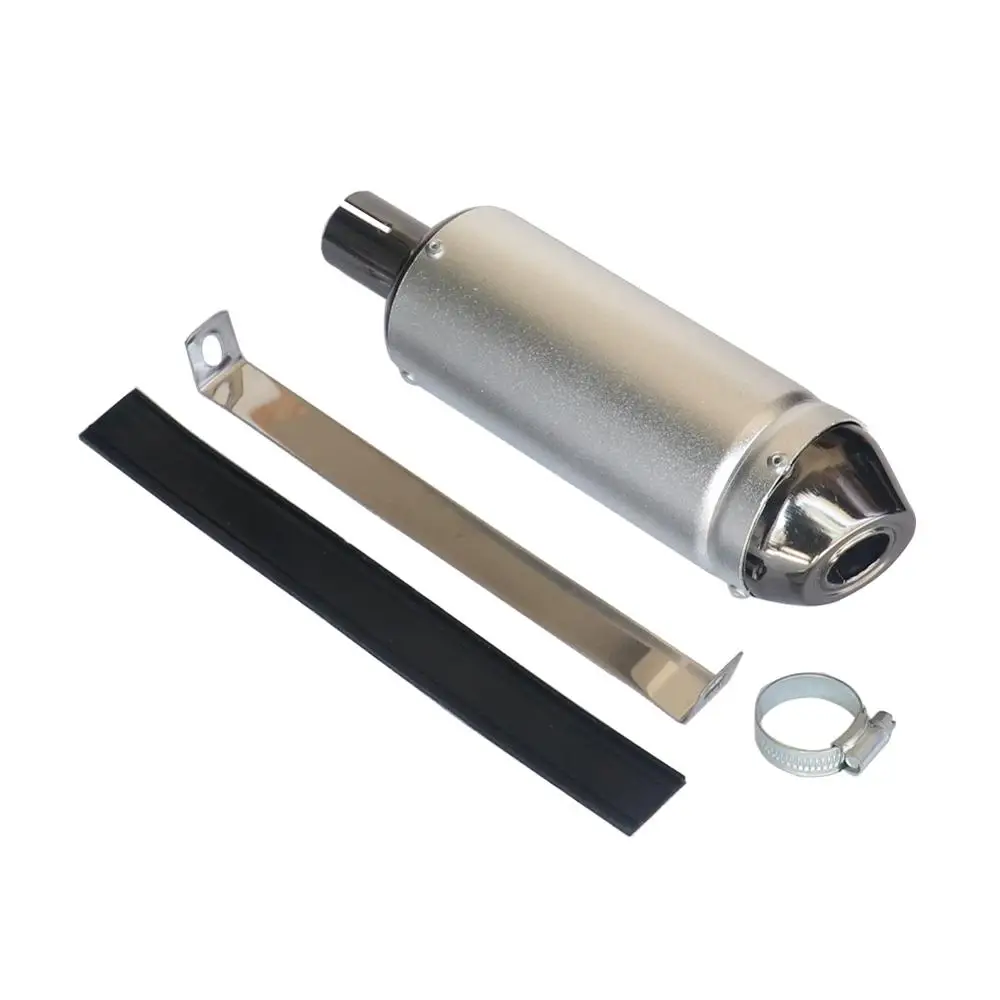Motorcycle Exhaust Muffler Pipe Clamp Pipe Escape Moto For 110 125cc 150cc PIT PRO Quad Bike Dirt ATV kayo BSE Scooter ATV