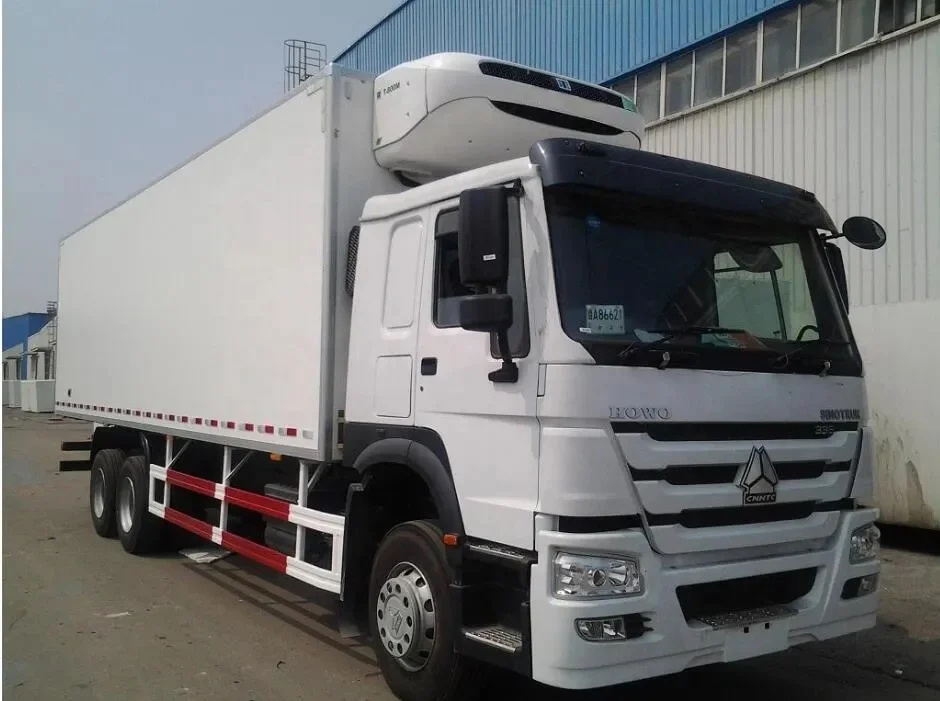 Грузовик-рефрижератор Sinotruck Hwo Desgine 25t 6x4 грузовик с морозильной камерой хорошая цена фургон для охлаждения