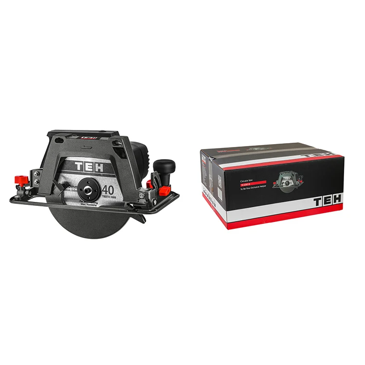 TEH 1800W Safety Guarantee Self Locking Electric Circular Saw 200mm Blade