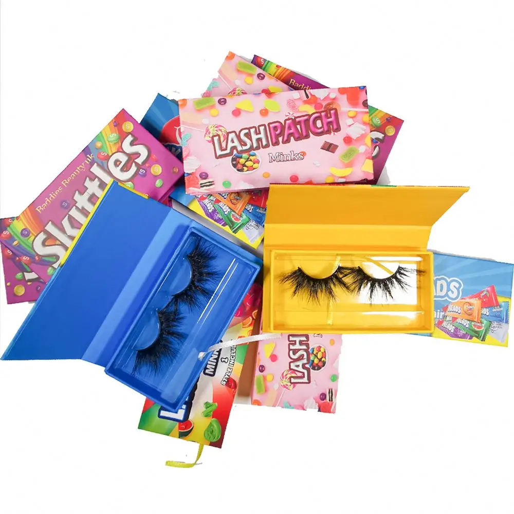 
3D magnetic mirror applicator eyeliner cosmetic kit eyelash bulk premium OEM Faux mink false eyelashes 