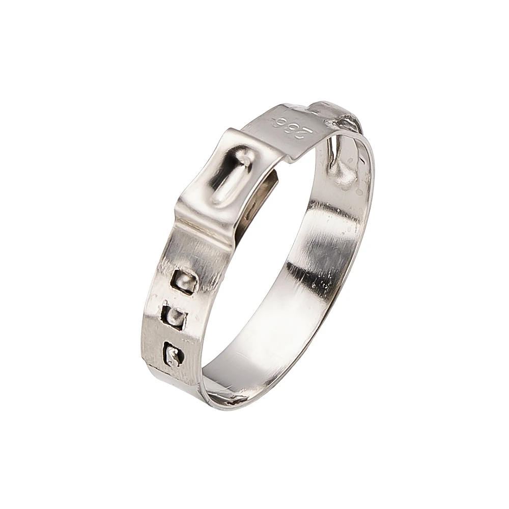 wholesale adjustable  stainless steel Single Ear hose clamp for drive shaft