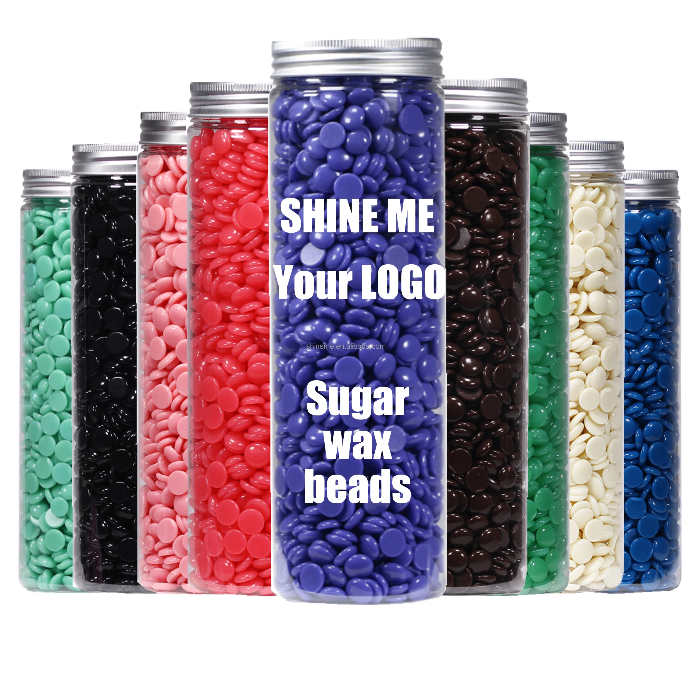 OEM ODM 400g Vegan Organic Sugar Wax Depilatory Hard Wax Beads Face Body Legs Armpits Hair Removal Wax