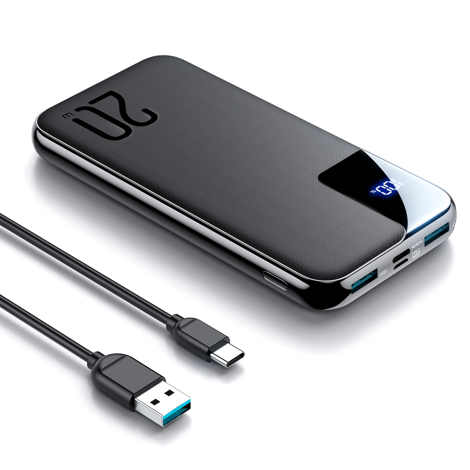 Joyroom consumer electronics PD QC3.0 powerbank lcd display portable charger power bank fast charging power banks 20000mah