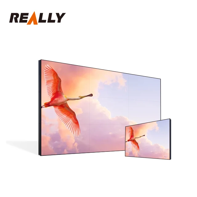 
Really 55inch LCD Video Wall 1.7mm bezel 500nit with sansung panel for Monitoring Room 