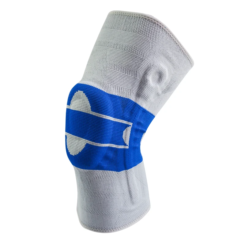 Best selling knitted silicone knee pad professional basketball knee pad to relieve knee pain