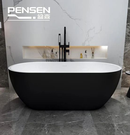  Автономные ванны из Овального камня Pensen недорогие Овальные