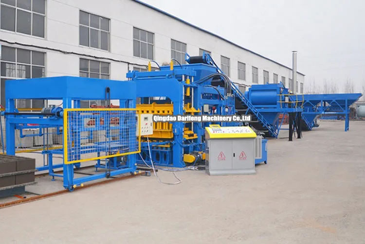 your best choice automatic fly ash block making machinery production line QT15-15 concrete block machine in Bangladesh for sale