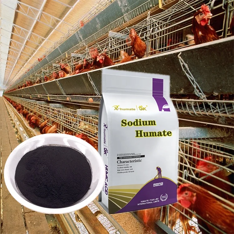 
Natural Leonardite Source Water Sloluble Sodium Humate Powder Industry Oil Drilling Fluids 