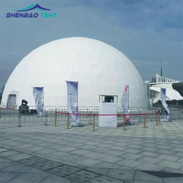 4m/5m/6m  2023 Top Sell Factory Supply PVC Fabric Geodesic Domes House Tent