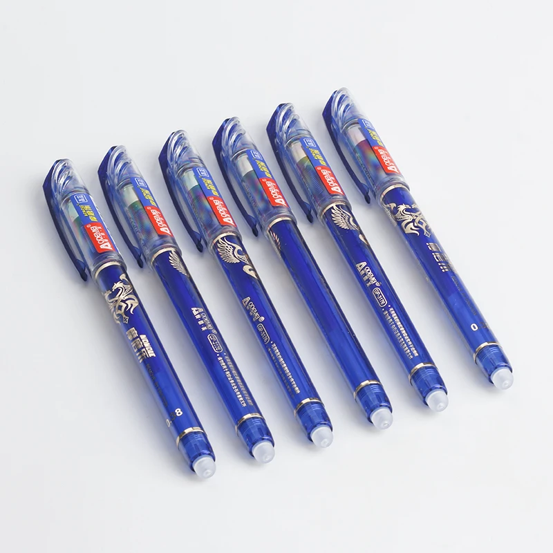 Blue business office gel pen Erasable office study essential gel pen blue core