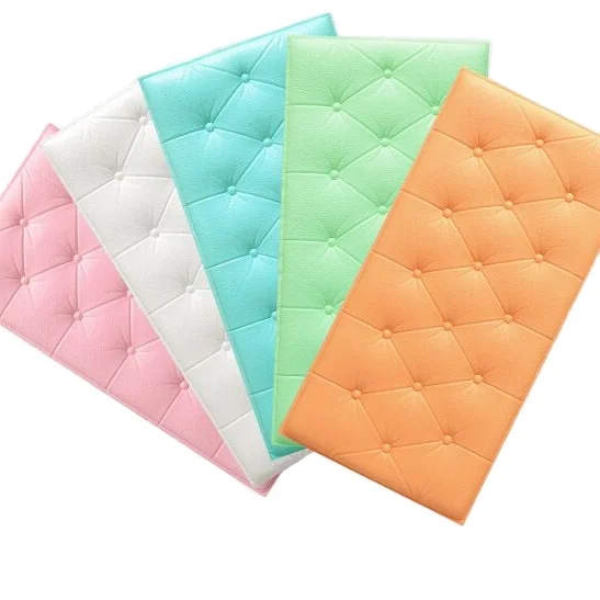 China new design Peel and Stick luxury wall sticker home decoration brick foam 3d self adhesive wallpaper