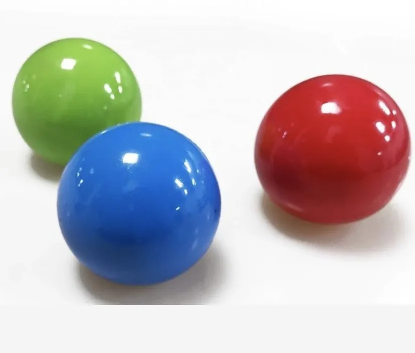 factory wholesale  Relief Toy Glow  in the Dark Ceiling Sticky Ball Glow Sticky Ball  Sticky Ball