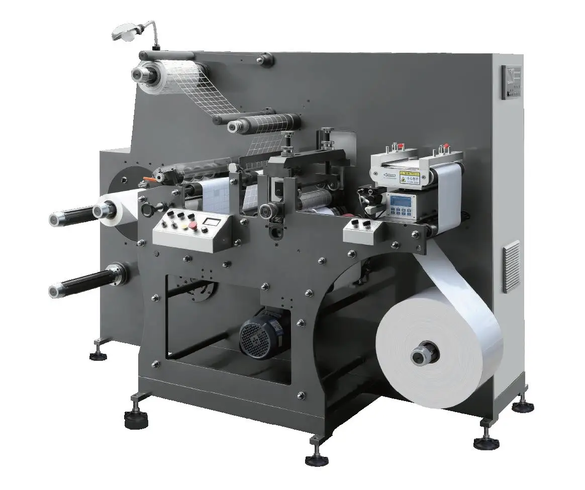 HSN-320B high speed rotary die cutting machine for empty sticker label