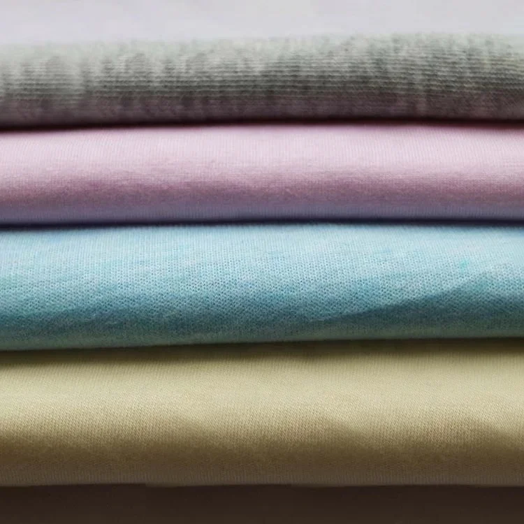 Крашеная Ткань Джерси для нижнего белья, бамбуковое углеродное волокно, Органическая хлопчатобумажная ткань для детей