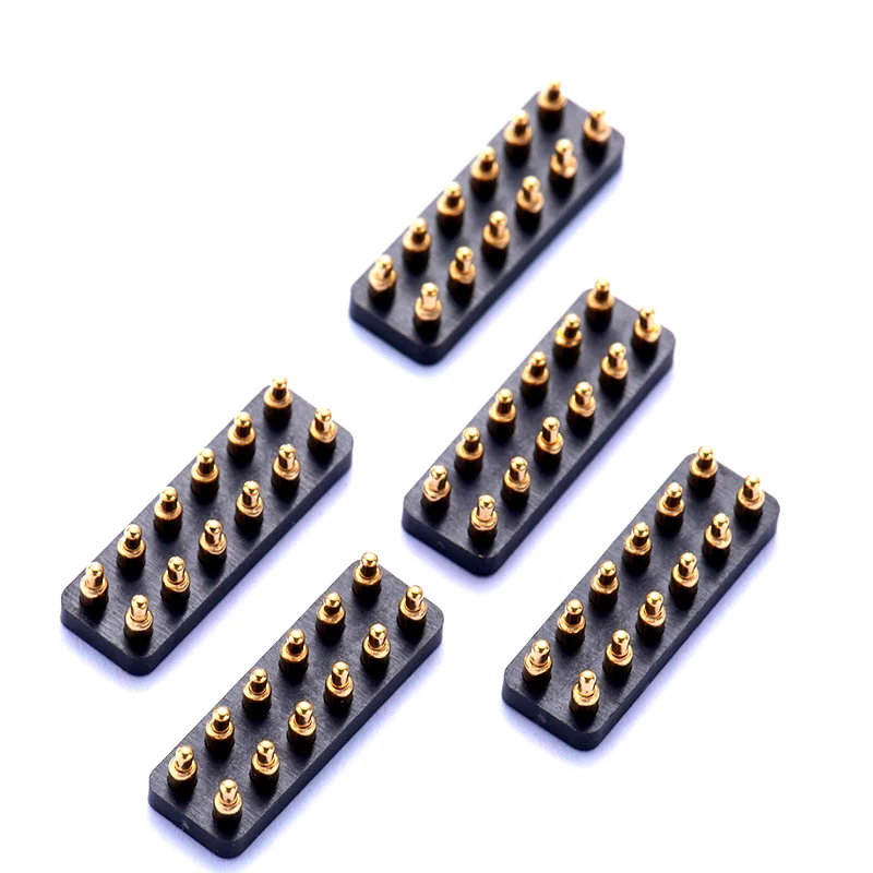 SMT Spring Loaded Pogo Pin Connecter 2*10Pins 2.54mm Pitch Male 2 Row Rectangular Connector