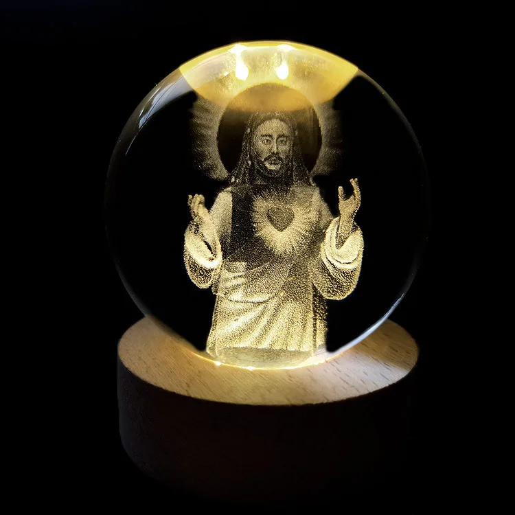Креативные столешницы Mecrt Jesus Angel Mary Crystal продаются через границу для рождественских подарков