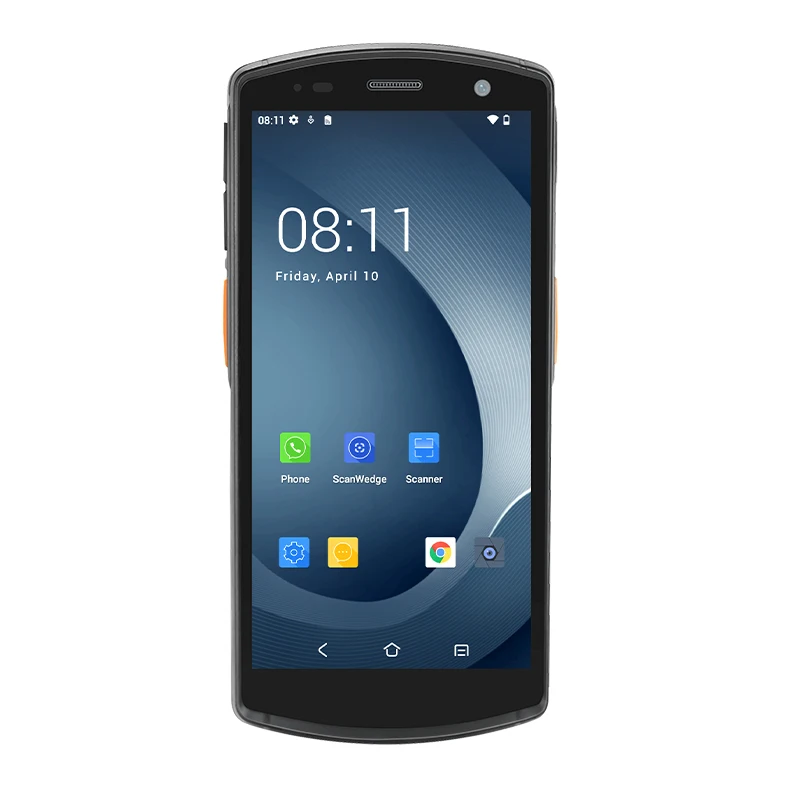2024 Android Barcode Scanner Full Screen 5000mAh Handheld Android 12 PDA  4G Wi-Fi Data Inventory  1D/2D/QR Inventory Scanner
