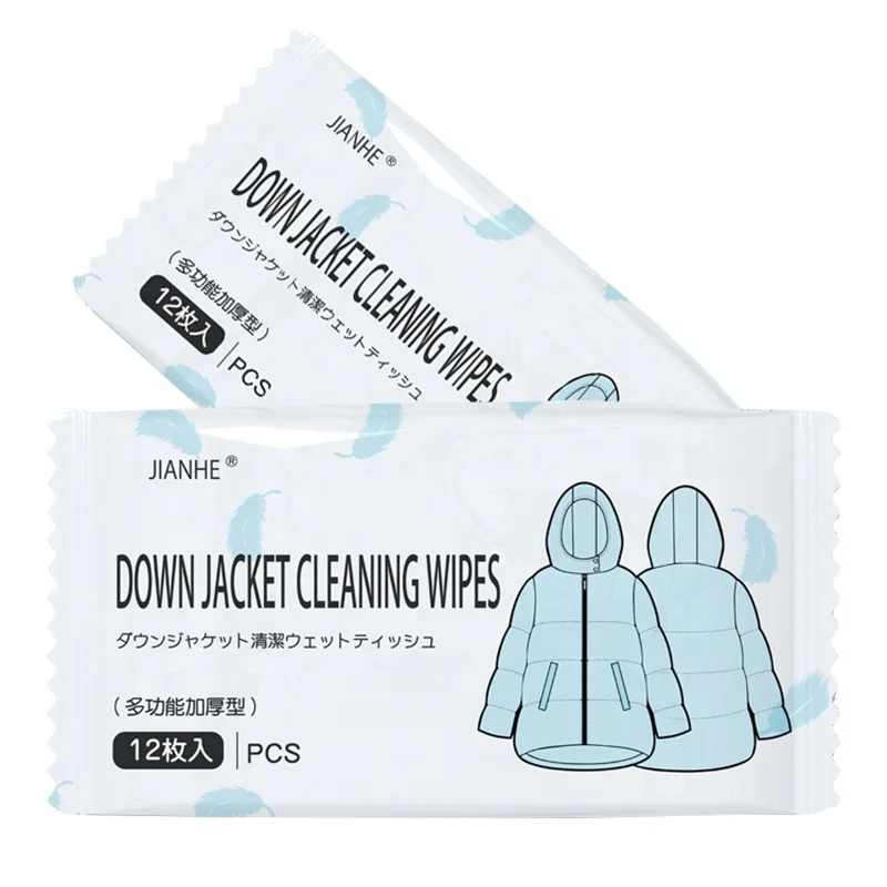Wholesale Competitive Price Quick Cleaning Multi-Purpose Coat Wet Wipes Daily Cleaning Down Jacket Wipes