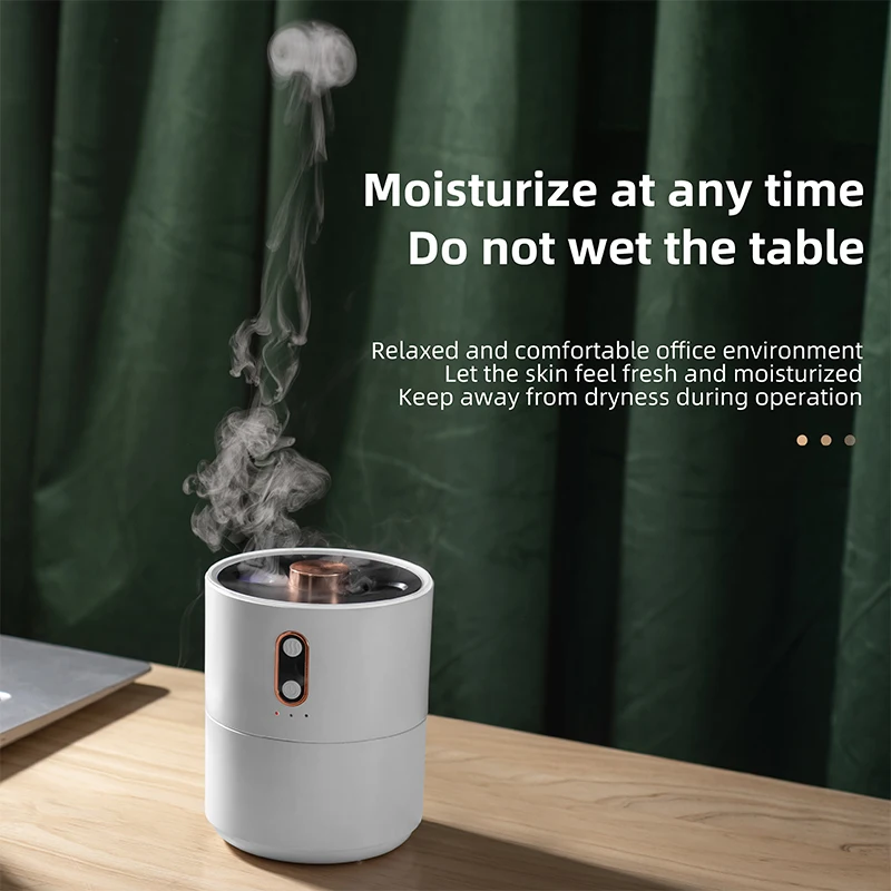 SHOUMING portable mini nebulizer multi function silence humidificador tabletop for office essential oil diffusers air humidifier