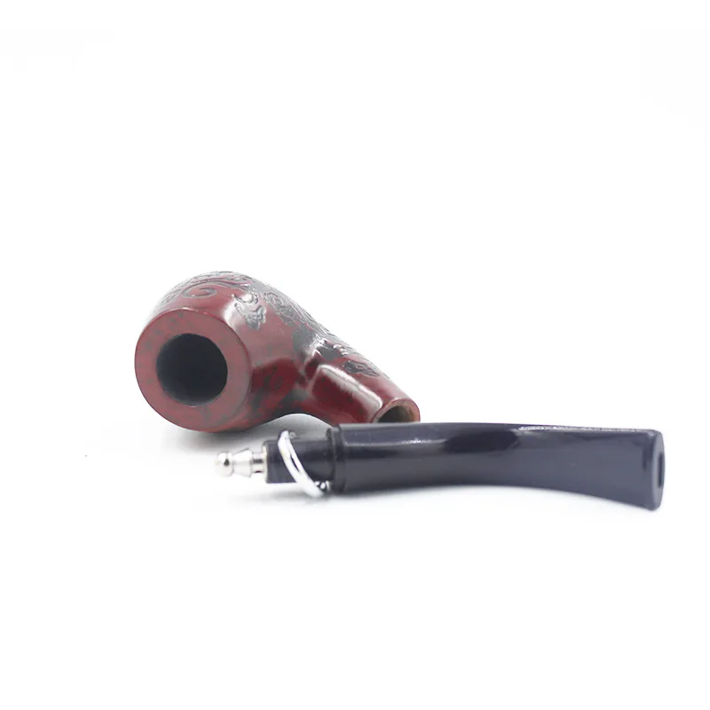 Vasprin Factory Direct Solid Wood Leopard Print  Smoking Pipe Portable Washable Wholesale Smoking Pipes