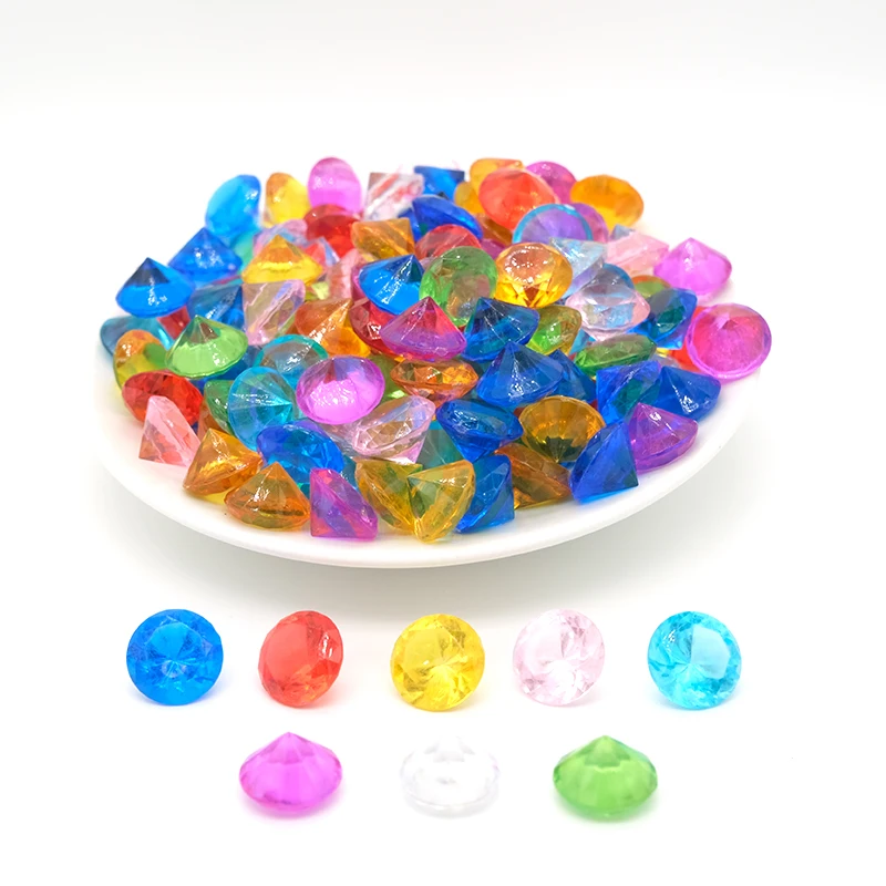 Crystal faux stones jewels fake diamond gem for party decoration prop toys
