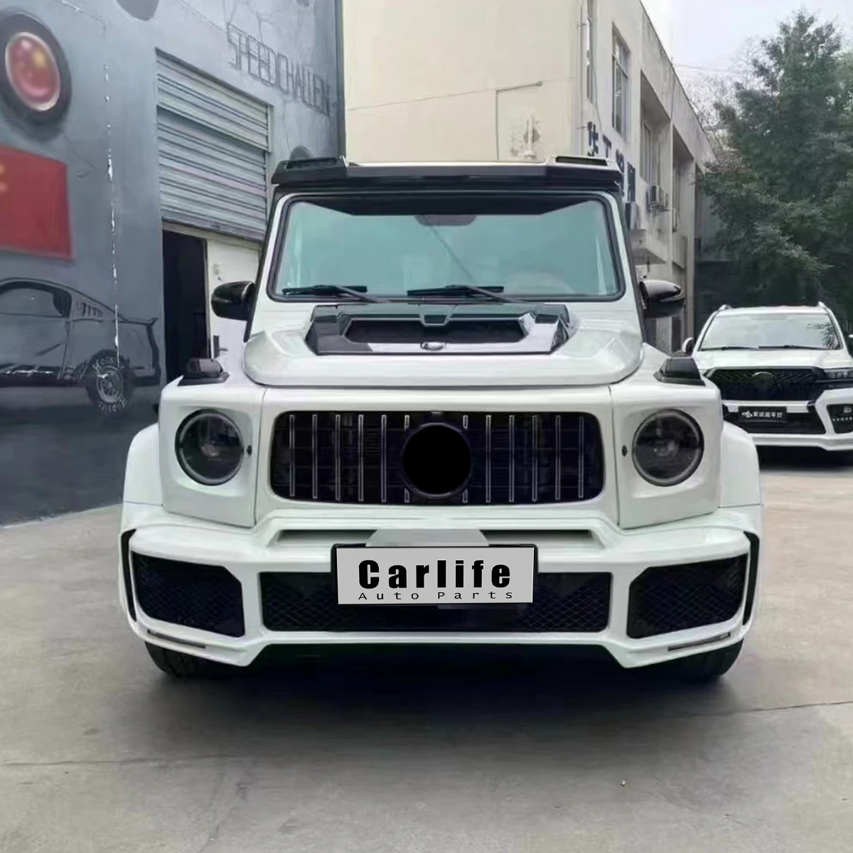 PP materials High quality facelift bumpers bodykit for Mercedes Benz G class W463 1998-2018 refit W464 2023 Bra-bus model.
