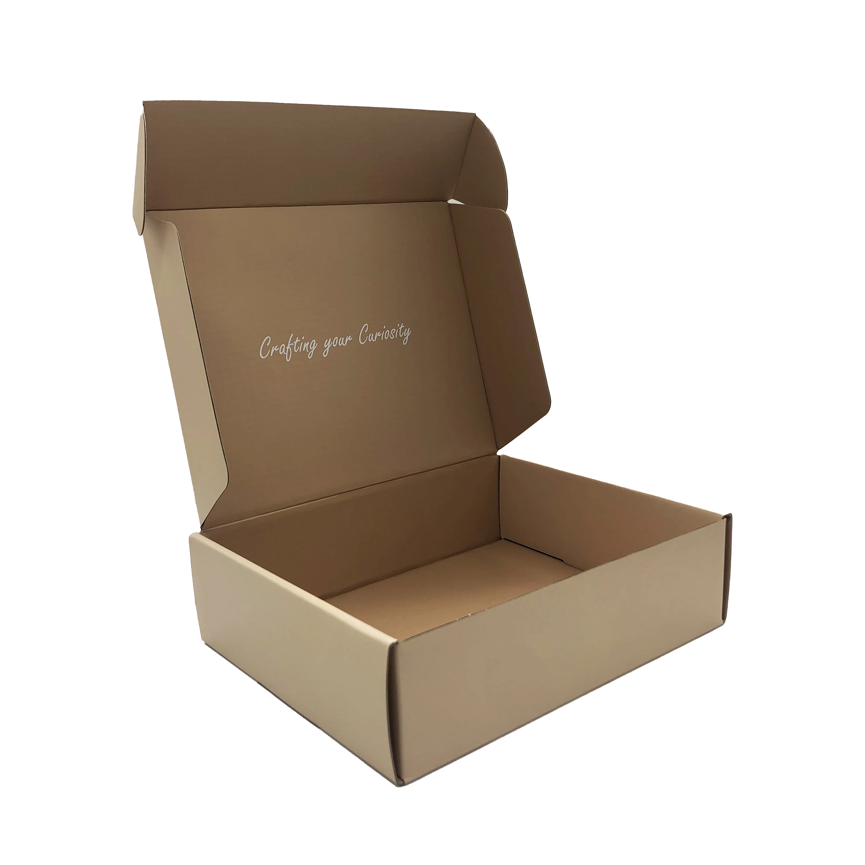 Paper Manufacturer Recyclable Brown Kraft Paperboard Boxes for Packaging Consumer Electronics