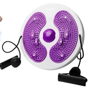 Massage Body Shaping Waist Twist Disc Exercise Machine Board Game Women 2024 High Quality Waist Twisting Disc With Rope Handles