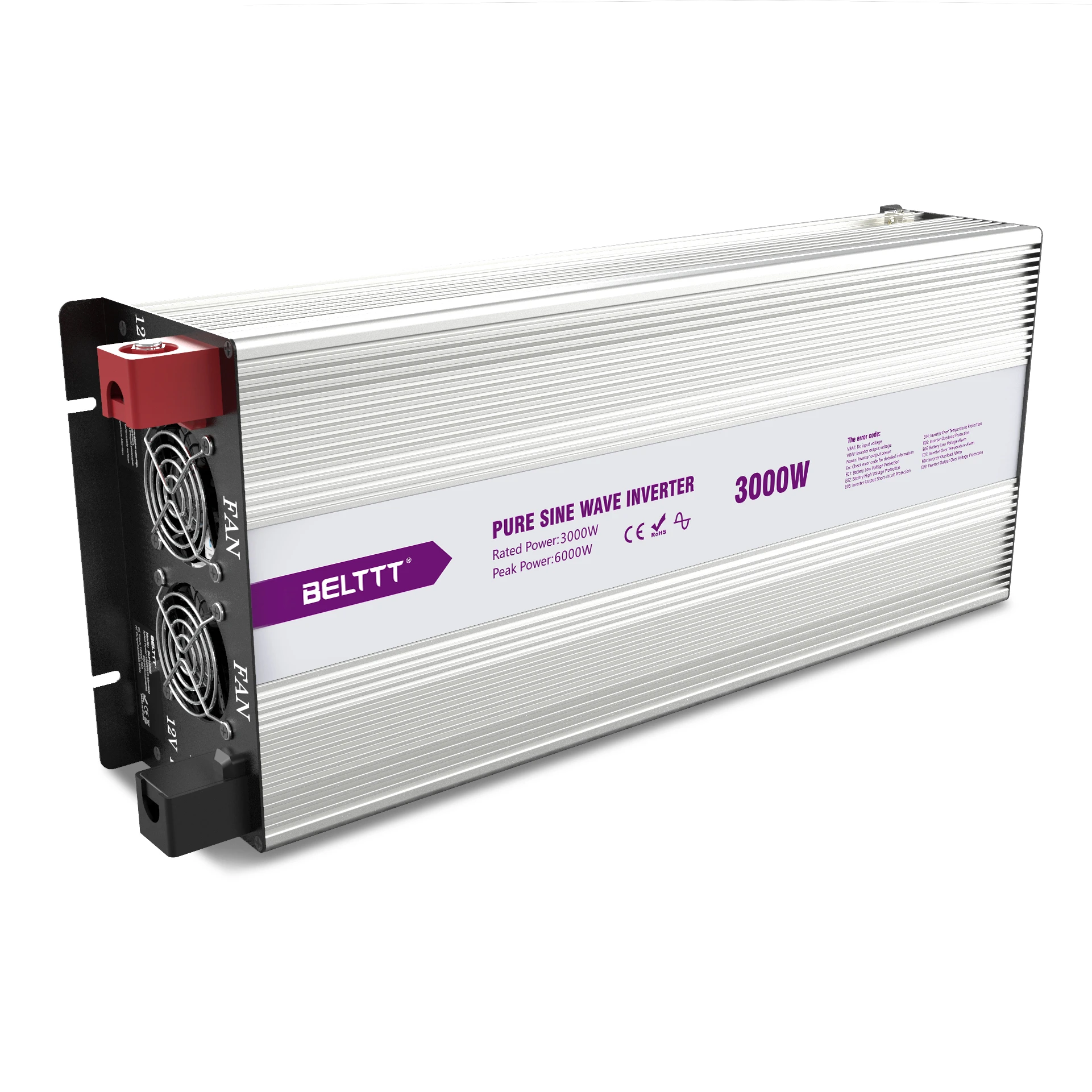 Green energy solar backup power system24v dc to 220v 230v 240v ac pure sine wave 3kw off grid inverter