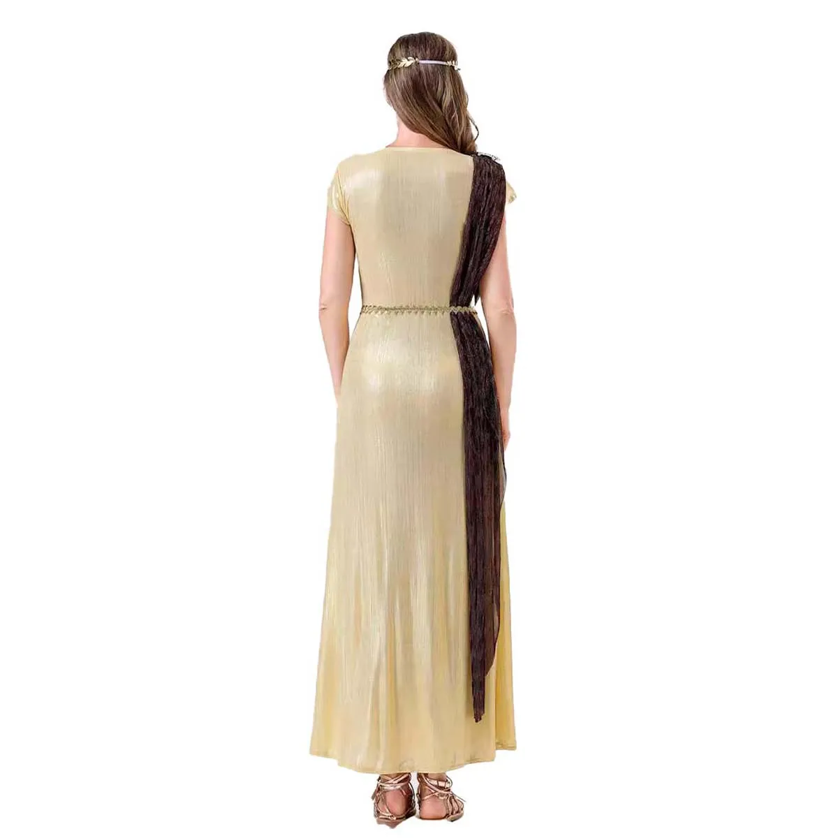 Halloween Purim Adult Kids Ancient Greek Goddess Athena Costume TRAD-011