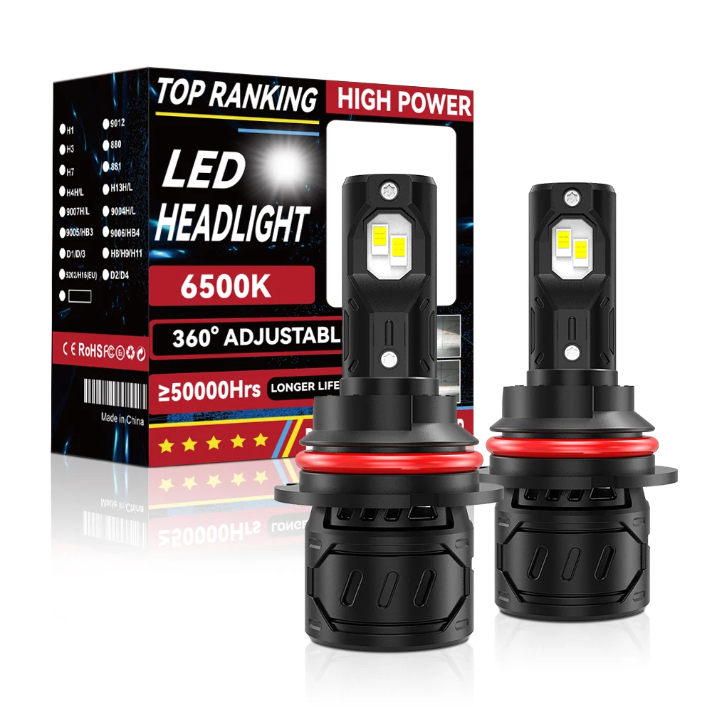 XENPLUS  HOT sell  headlight E5S 30w 10000LM factory price H1 H3 H4 H7 H11 H13 9004 9005 9006 9007 9012 880 881 for car