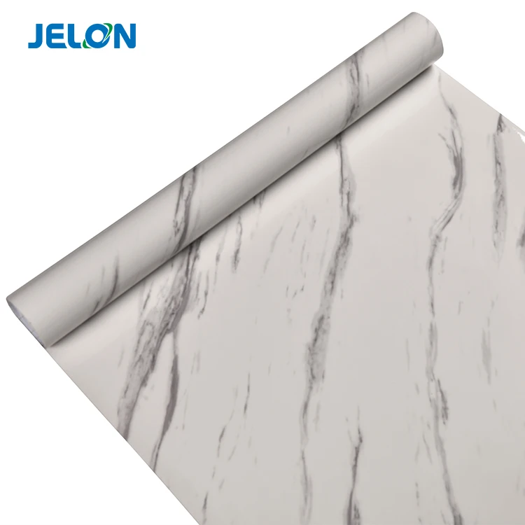 Self Adhesive Wallpaper For Kitchen Sticker Decoration Modern 3d Marble Film Wall Panels