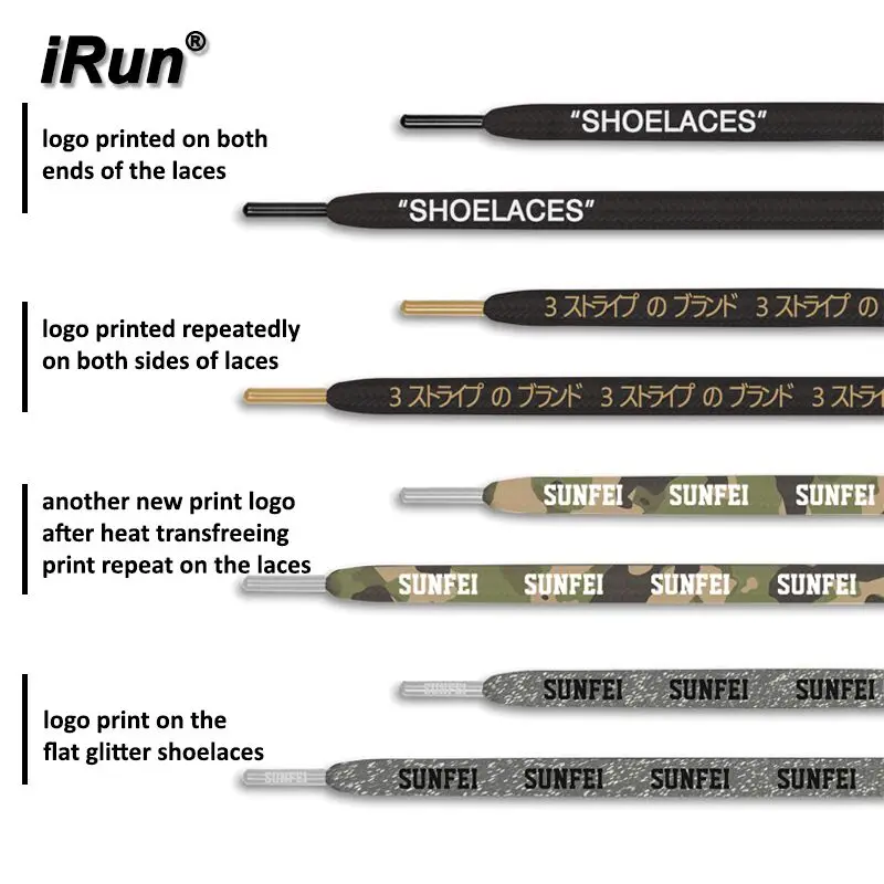 iRun Custom Braided Colorful Thick Fat Shoelaces Extra Wide Flat Shoe Laces Cool Shoestrings For Boots Sneaker Athletic Tennis