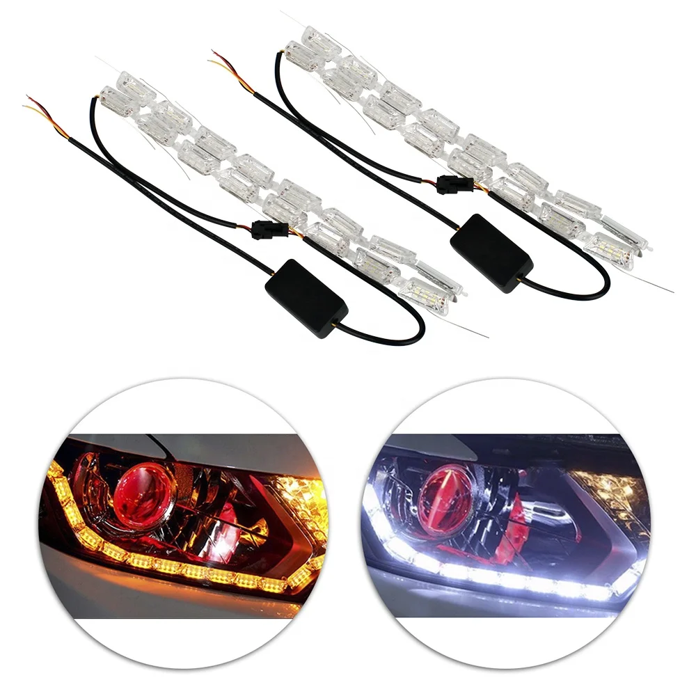 14 LED Strips White yellow